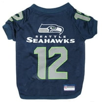 Pets First NFL Seattle Seahawks #12 DOGS & CATS Premium Raglan Mesh Jersey. Licensed, durable, breathable Jersey - Extra Small
