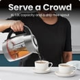 thumbnail image 3 of CHEFMAN Lightning High-Powered Electric Kettle, 1.8L 1750W, Rapid Boil 2 Cups in 2 Minutes, BPA Free Cordless Tea Kettle with Digital Temper, 3 of 8