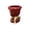 Red, variant on Hyknon Ceramic Flower Vase, 5.7 Inch Simple Elegant Vases with Bow Tie, Modern Home Ornament Decoration, Bouquet Shape Ornament for Dining Table Living Room Shelf Wedding Bedroom, Black