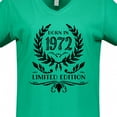 thumbnail image 4 of Inktastic Born in 1972 Limited Edition Women's V-Neck T-Shirt, 4 of 5