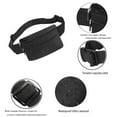 thumbnail image 5 of Sports Bag for Women Men Adjustable Waist Pack Running Hiking Jogging Outdoor Travel Lightweight Durable Belt Bag, 5 of 8