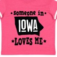 thumbnail image 4 of Inktastic Someone in Iowa Loves Me Souvenir Boys or Girls Toddler T-Shirt, 4 of 5