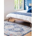 thumbnail image 5 of Unique Loom Budapest Collection Area Rug - Wekerle (9' x 12' Rectangle Blue/Black), 5 of 7
