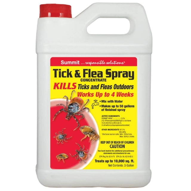 Repelente de Insectos Summit 028-6 Spray contra Garrapatas y Pulgas 1,9 L