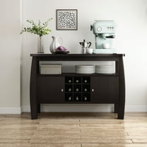 Furniture of America Vera Multi-Storage Wood Buffet Table, Espresso