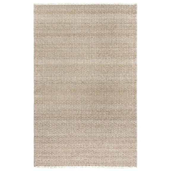 Alora Decor Sun 5'  x 7'6" Basket Weave Beige/Tan Woven Area Rug