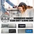 thumbnail image 2 of Dishwasher Clean Dirty Magnetic Sign Scratch Resistant Super Strong Magnets Slide Indicator, 2 of 5
