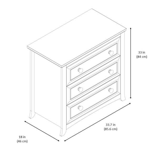 graco kendall 3 drawer dresser