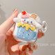 thumbnail image 1 of Helado Estereoscópico Sanrio Doraemon Conejo Oso + Gancho Funda Suave Transparente Compatible Para AirPods Pro AirPods3 3/2/1 Generación Auriculares Inalámbricos Bluetooth Blanda, 1 of 4