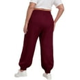thumbnail image 4 of Sweatpants Women Baggy Pants Women’s Plus Drawstring High Waisted Jogger Pants with Pockets Workout Running Sports Joggers, 4 of 6