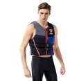 thumbnail image 4 of Chaleco salvavidas para adultos, chaleco salvavidas de seguridad de neopreno, traje flotante para ka NEWAO Chaleco salvavidas, 4 of 7