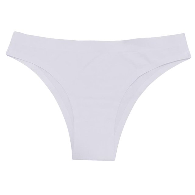 Ropa interior sin costuras de la ropa interior de las señoras de las bragas de la correa del estiramiento del estándar de las mujeres Blanco m Soledad Ropa interior de tanga para mujer