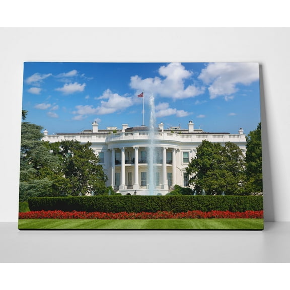 The White House Poster or Wrapped Canvas