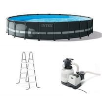 Intex 20' x 48" Ultra XTR Round Frame Above Ground Swimming Pool with Sand Filter Pump