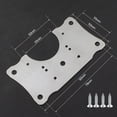 thumbnail image 1 of Kit de bisagras de acero inoxidable para puertas de gabinete, herrajes de repuesto, juego de 12 piezas, diseño moderno, para cocinas y baños, fácil instalación, acero resistente, para, 1 of 8