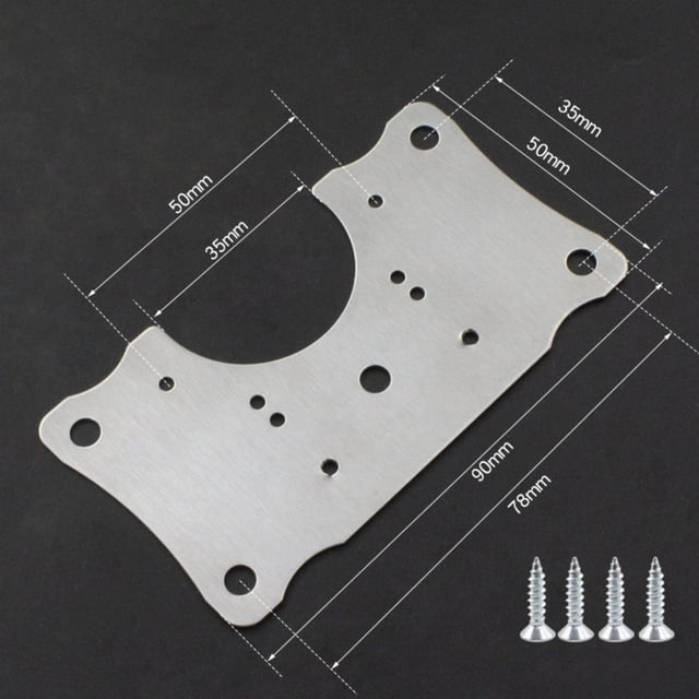 Kit de bisagras de acero inoxidable para puertas de gabinete, herrajes de repuesto, juego de 12 piezas, diseño moderno, para cocinas y baños, fácil instalación, acero resistente, para
