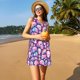 thumbnail image 3 of Fotbe cartoon rainbow Skull Vestido de Verano sin Mangas para Mujer – Vestido Midi Línea A, Estilo Camiseta Floral, Vestido Playero Casual y Fluido, 3 of 7