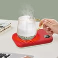 thumbnail image 1 of EGNMCR Home and Kitchen, Kitchen Gadgets Winter Heated Coffee Mugs No Picky Cup Shapes Thermostat saucer Warm saucer Heated saucer Warm Mug Insulated saucer Eight Hours Auto Power Off saucer warmer, 1 of 6