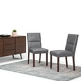 thumbnail image 3 of Simpli Home Ashford Parson Dining Chair (Set of 2) in Stone Grey, 3 of 11