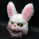 thumbnail image 5 of Máscara de conejo sangriento malvado Máscaras de terror de Halloween Fiesta de disfraces Máscara de cosplay Máscara complicada, 5 of 13