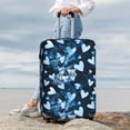 thumbnail image 7 of Pofeuu Ice Blue Heart Print Luggage Suitcase Cover Protector Luggage Washable Covers Aesthetic for 18/24/28/32 inch Luggage（No luggage included）-Medium, 7 of 7