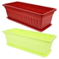 thumbnail image 1 of unbranded 2Ud Plástico Ornamental Rectangular Para Y Césped Con Base Resistente Coloriente, 1 of 6
