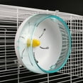 thumbnail image 3 of Running Disc Hamster Exercise Wheel for Hedgehog Rat Small Animals Supplies Blue 21cm, 3 of 5