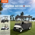 thumbnail image 2 of VEVOR 4 Passenger Golf Cart Cover Driving Enclosure Waterproof Person Roll-up Door, 2 of 9