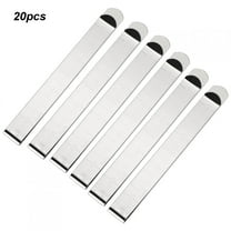 EOTVIA 20 Pcs Hemming Clips Hem Marker Sewing Clips Stainless Steel Hemming Clips 3in Measurement Ruler Marking Sewing Supplies and Quilting Accessories