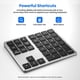 thumbnail image 5 of Teclado Numérico Bluetooth 2.4G Teclado Numérico Inalámbrico Ultrafino Teclado Numérico Recargable USB para IOS Android Ventana Negro, 5 of 5