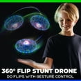 thumbnail image 3 of Force1 Scoot Toy Cosmo Aerial Drone Hand Controlled Mini Drone with Projector LED Light, 3 of 9