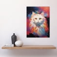 thumbnail image 4 of White Birman Cat Lover Gift Pet Portrait Pastel Colour Purple Pink Blue Artwork Painting Large Wall Art Poster Print Thick Paper 18X24 Inch, 4 of 5