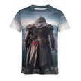 thumbnail image 2 of Camiseta Ass-assin's Cre-ed para hombre y mujer, camisetas de algodón de manga corta con cuello redondo, ropa de verano, 2 of 4
