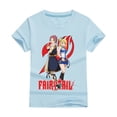 thumbnail image 1 of Camiseta de una pieza para niños, ropa de algodón puro, Tops informales de Anime de dibujos animados, ropa de calle para niños y niñas, Luffy, Verano, 1 of 1