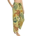 thumbnail image 2 of Kll Womens Floral With Butterflies Print Pajama Pants Soft Pajama Bottoms For Women Cozy Lounge Pants, 2 of 9