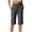 Grey, variant on REDARER Womens High Waist Crossover Yoga Biker Shorts with Side Pockets for Workout,XXL