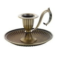 thumbnail image 2 of Portavelas retro Colco de Aleación de zinc bronce, 2 of 8