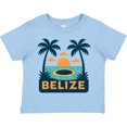 thumbnail image 3 of Inktastic Belize Tropical Sunset with Palm Trees Boys or Girls Toddler T-Shirt, 3 of 5