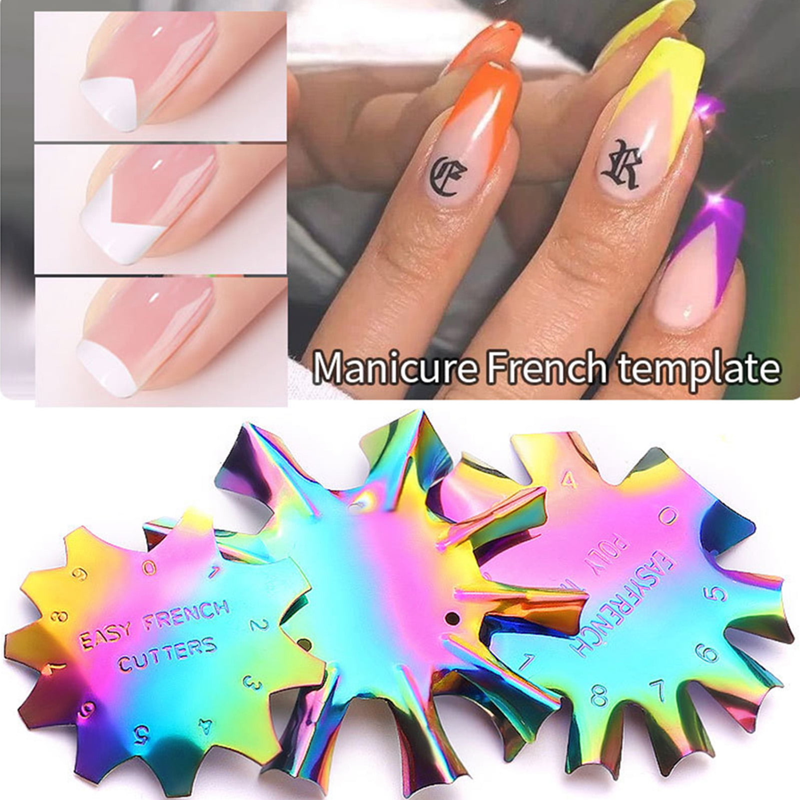 opvise 12Pcs/Set Nail Foils Ultra Thin Easy to Stick Lightweight Gold Nail  Foil Sequin Flakes for Manicure