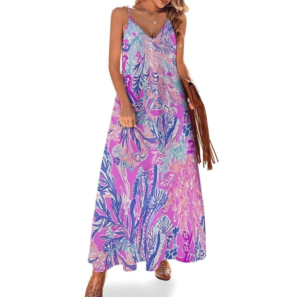 Vestido sin mangas con mosaicos sin costuras de Aquadesic Vestido de hada Vestido de mujer