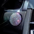 thumbnail image 5 of Cubierta de botón de motor de coche, cubierta Universal de diamantes de imitación de cristal, decoración Interior, 5 of 5