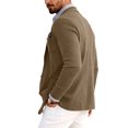 thumbnail image 4 of yuCgh Men's Fashion Leisure Suit with Slim Fit, Ideal for Parties and Weddings, Casual Blazer Coat for Smart Occasions,Khaki 2XL, 4 of 4