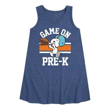 

Peanuts - Game On Pre-K- Toddler and Youth Girls A-line Dress