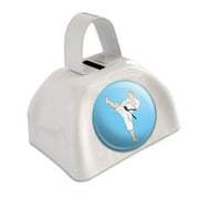 Karate Martial Arts Black Belt Sport White Cowbell Cow Bell