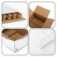 thumbnail image 3 of Shipping Boxes Schliersee, juego de 40 cajas de cartón blanco, 7 x 7 x 5 cm, 3 of 7