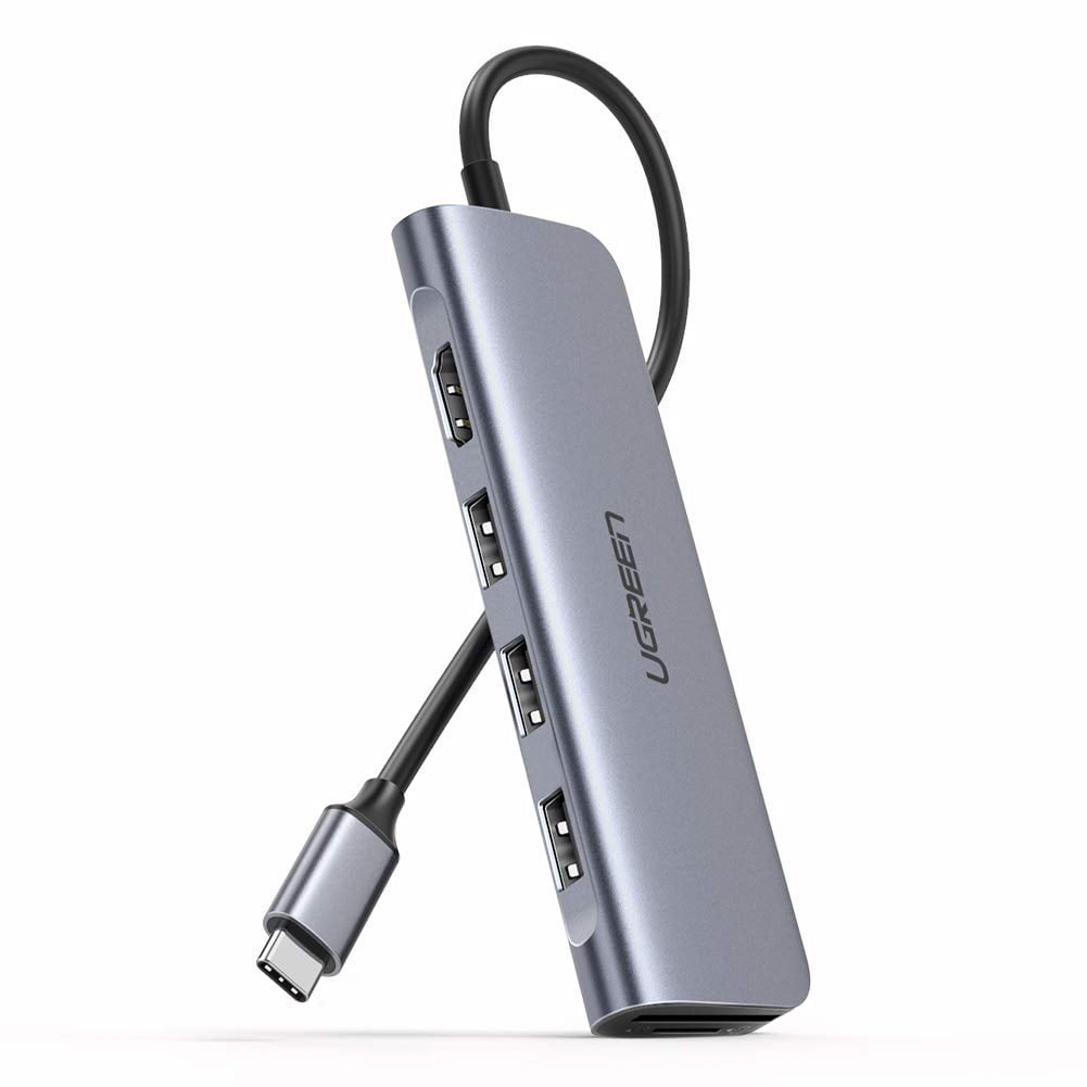 Color : Grey XUYUHUA-US Suitable for Computer 6 in 1 USB 3.0 hub USB 3.0 HDMI Adapter