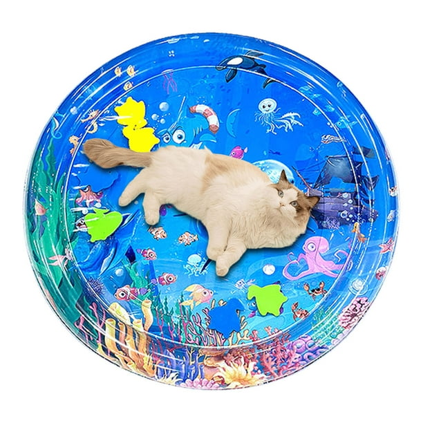 Tummy Time Alfombra Juego Sensorial Con Sensor para Gatos