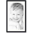 thumbnail image 1 of 17x31 inch  black picture frame with 2 inch single porcelain mat, singlemat-frbw26079-17x31-754, 1 of 2