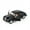 Black, variant on 1:32 Scale Classic Convertible Diecast Car Model, Blue Replica with Openable Doors