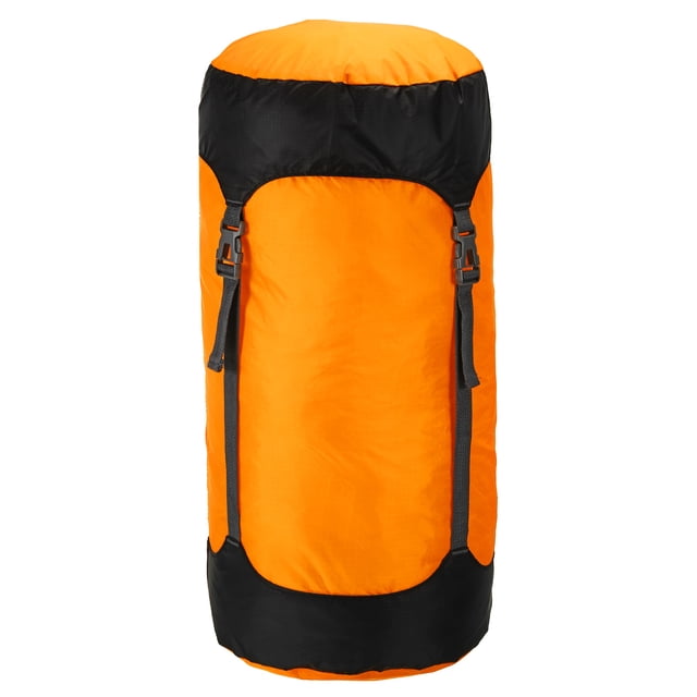 Unique Bargains Sac de Compression, Taille 25L Sac de Couchage Imperméable, Orange